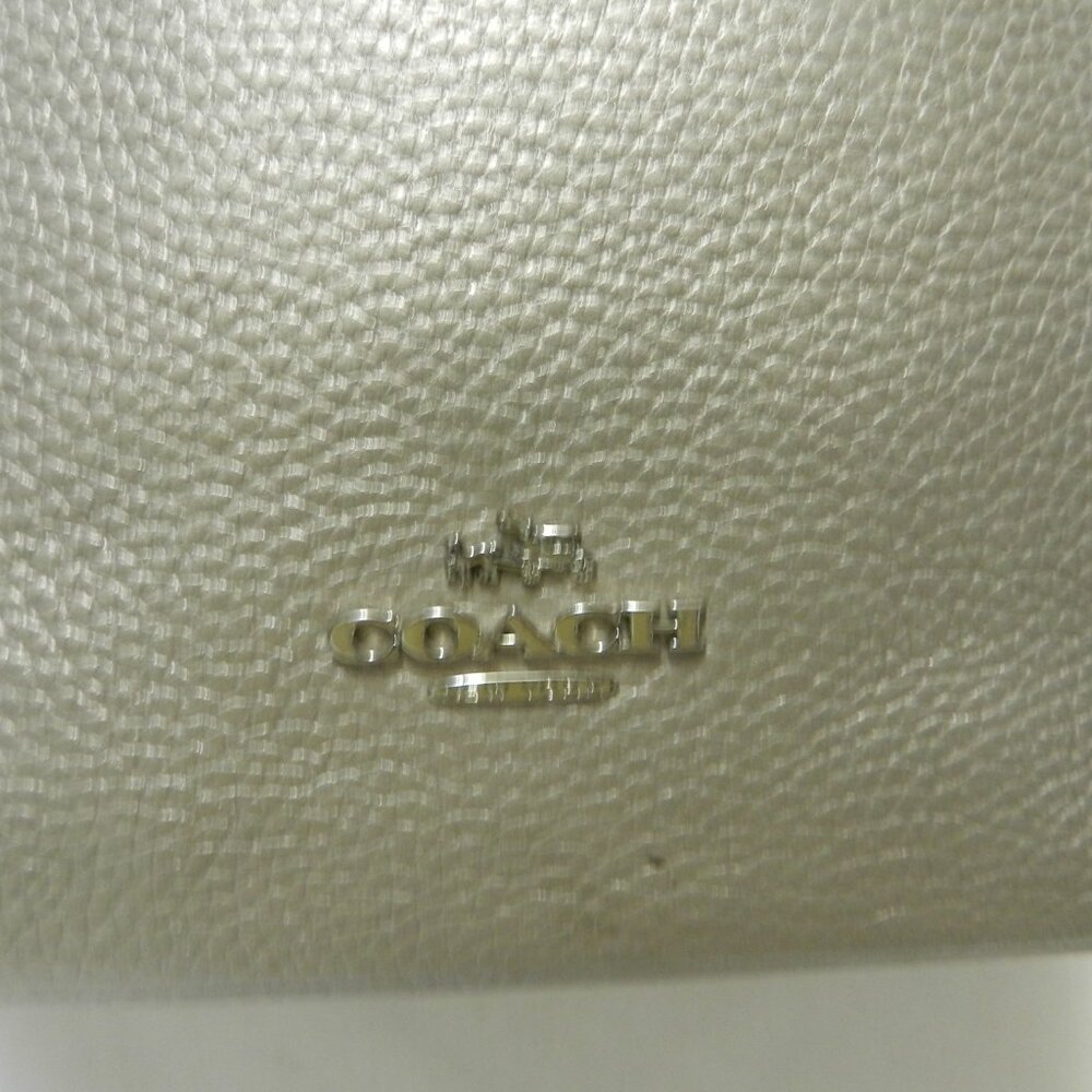 Coach Mini Abby Duffle gold Leather Satchel Duffle Bag Purse F87691 Metallic - Picture 3 of 16